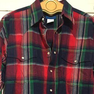 VINTAGE WRANGLER WESTERN SHIRTS SIZE L